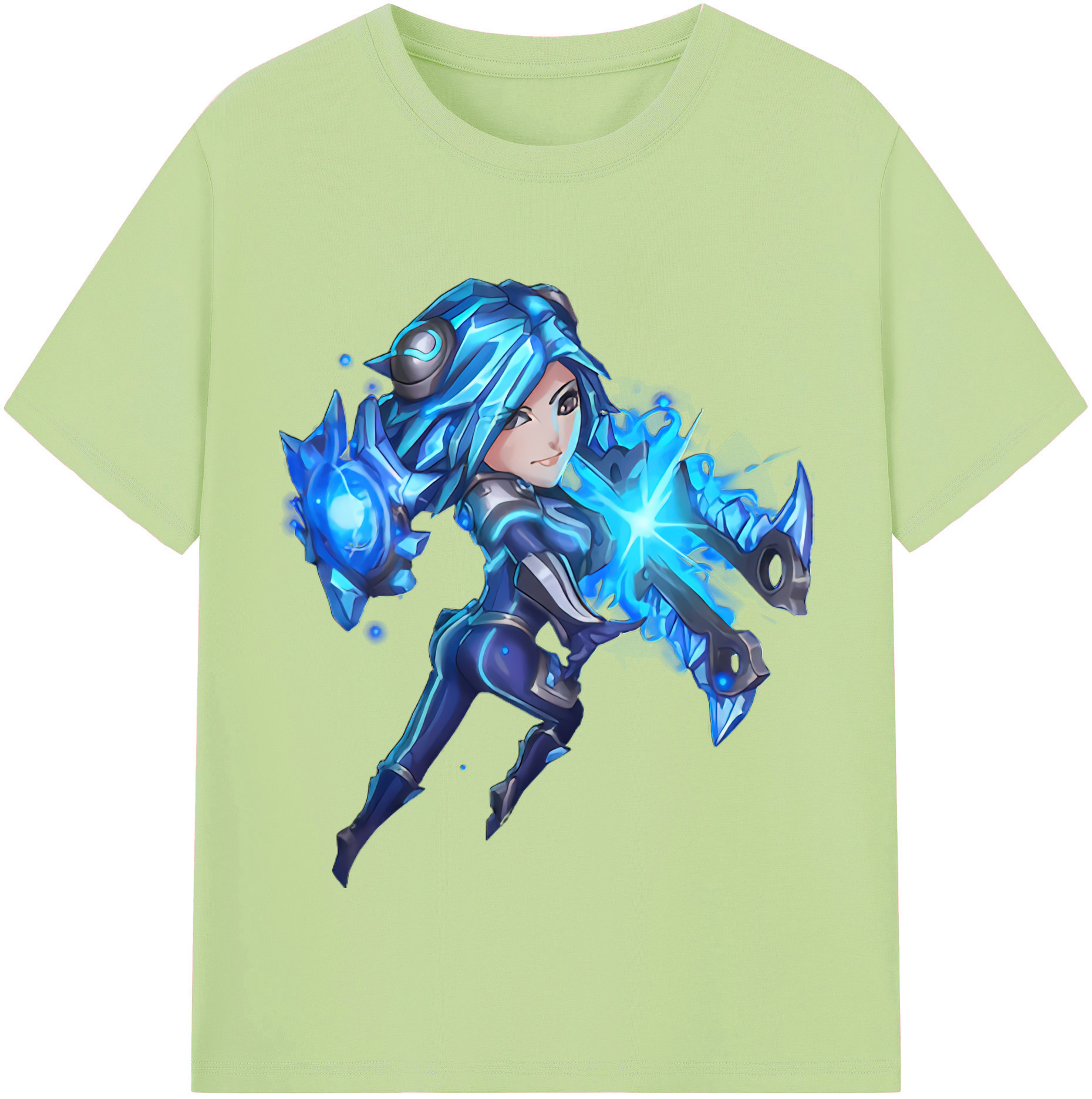 リーグ・オブ・レジェンド League of Legends LOL 綿100％半袖Tシャツ（フロントプリント）